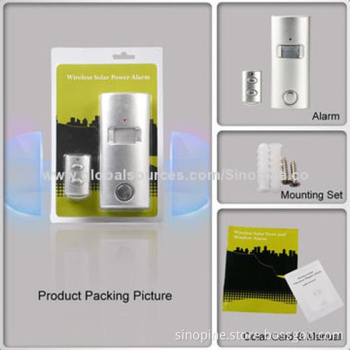 Remote-controlled PIR Motion Sensor Indoor Security Alarm
